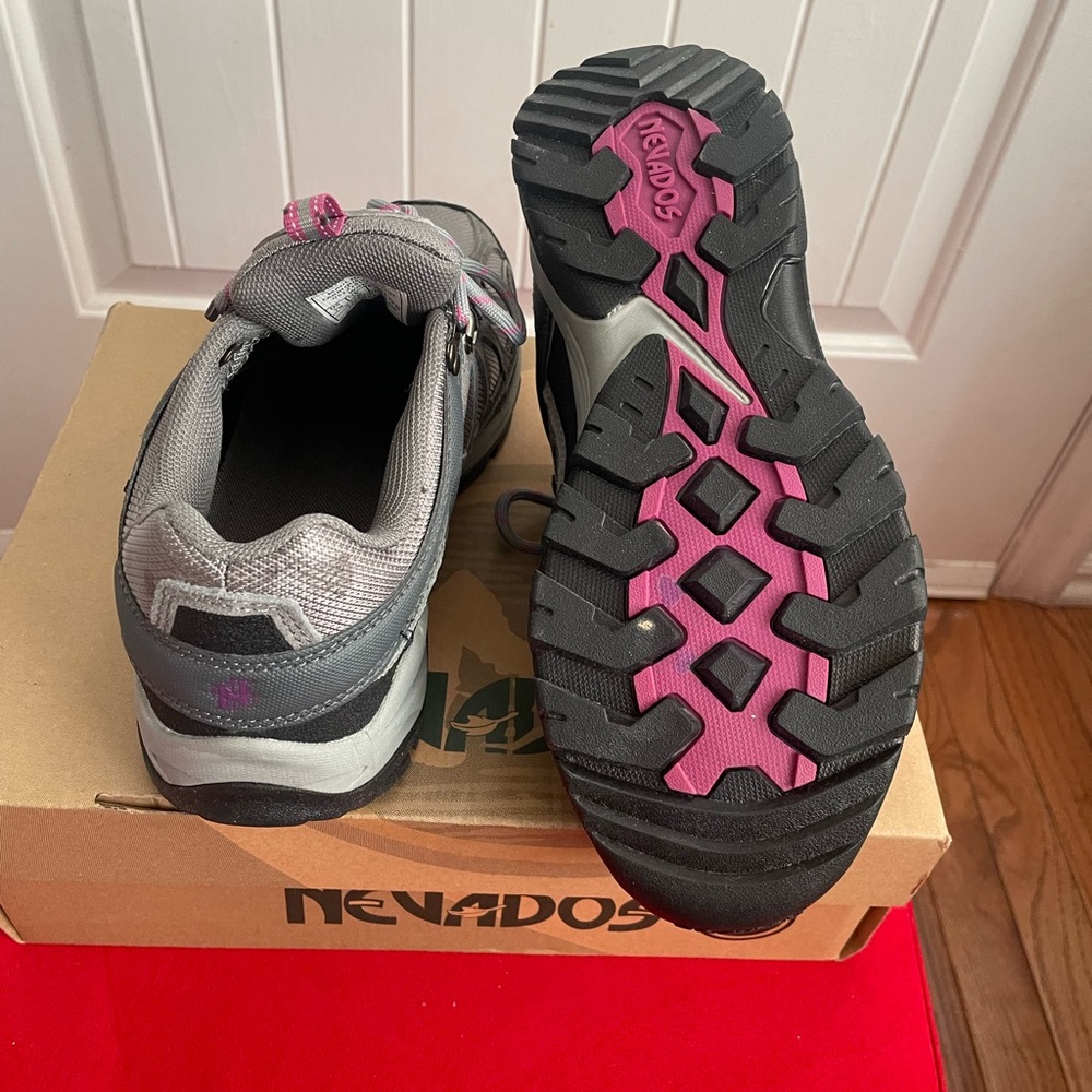 Women Hiking gray shoes BRAND NEW